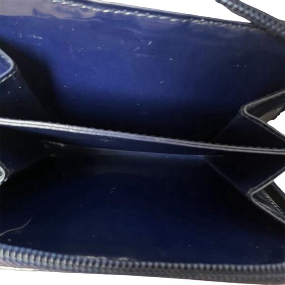 Prada Navy Patent Leather Wallet - Picture 6 of 6